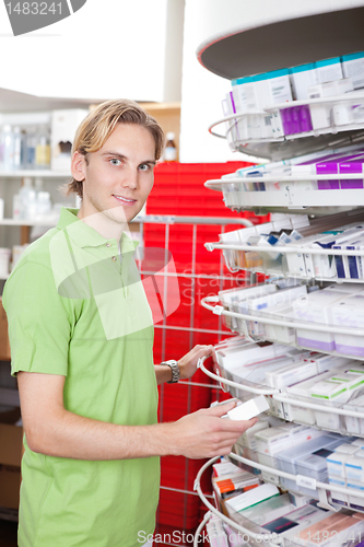 Image of Man at Drugstore