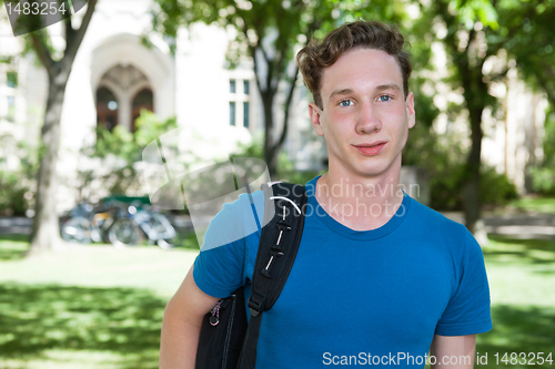 Image of Portrait of teenage boy