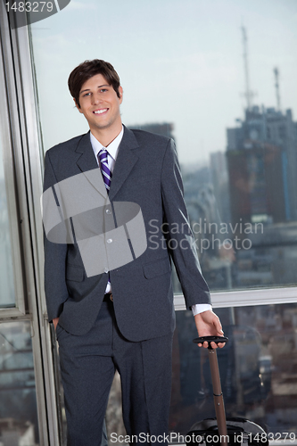 Image of Businessman Heading For Business Trip