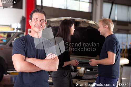Image of Friendly Happy Mechanic