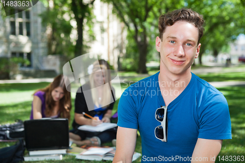 Image of Happy College Student