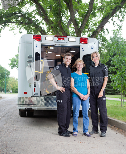 Image of Ambulance Staff with Patient