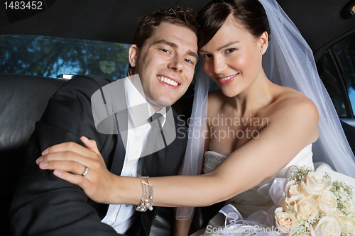 Image of Happy Newlywed Couple