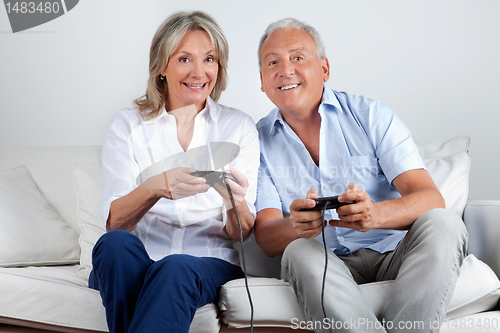 Image of Couple Playing Video Game