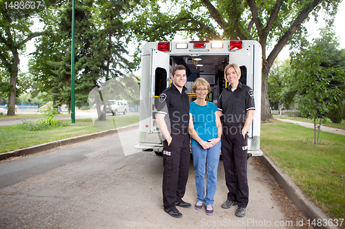 Image of Ambulance Paramedic's with Patient