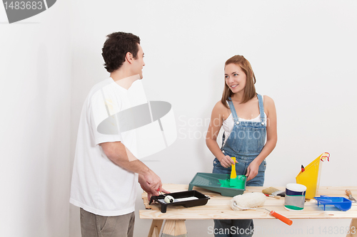 Image of Painting Couple