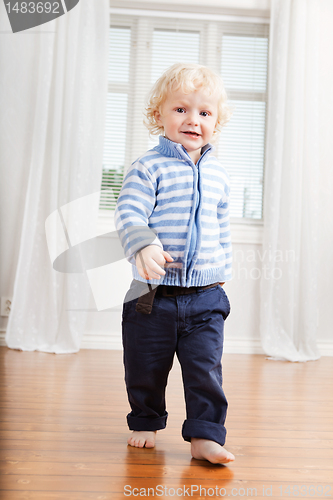 Image of Cute boy walking