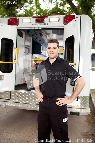 Image of Portrait of a Male Paramedic