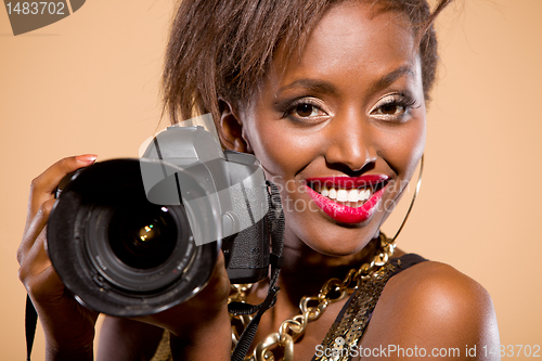 Image of Model with Camera