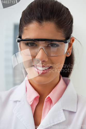 Image of Smiling female dentist