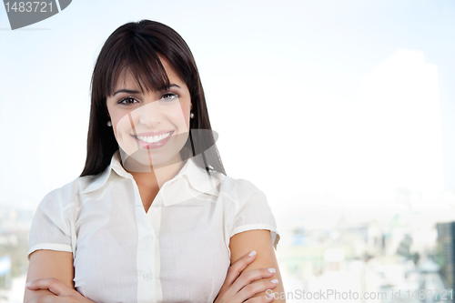 Image of Attractive Smiling Businesswoman