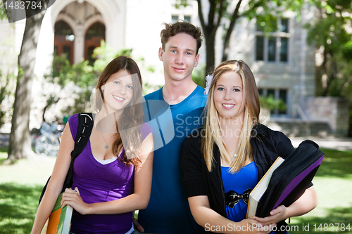 Image of College students on campus