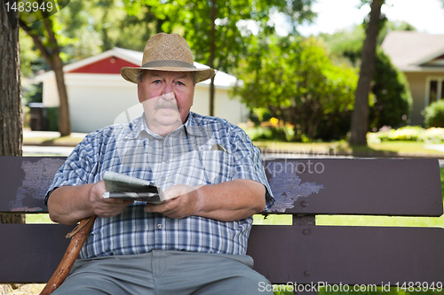 Image of Senior Man in Park