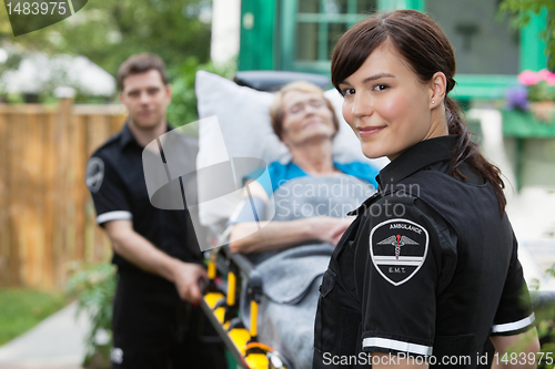 Image of Ambulance Worker Portrait