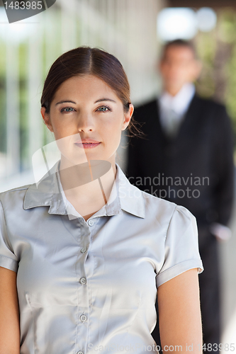 Image of Young attractive businesswoman