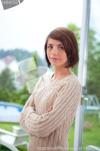 Image of Portrait of beautiful woman