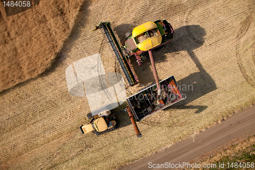 Image of Aerial View of Harvest