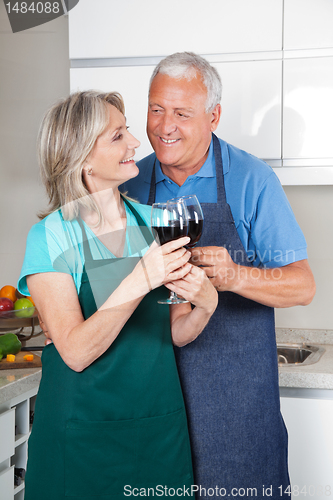 Image of Couple with Wine Glasses