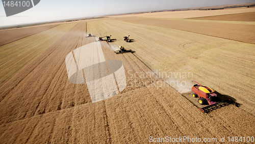 Image of Aerial Harvest Landscape