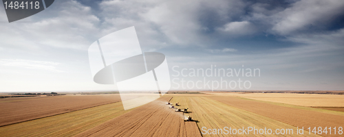 Image of Harvest Aerial Landscape