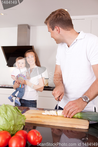 Image of Family Making Meal