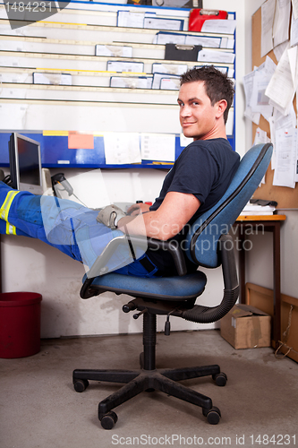 Image of Relaxed Auto Mechanic