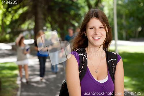 Image of College Girl Portrait