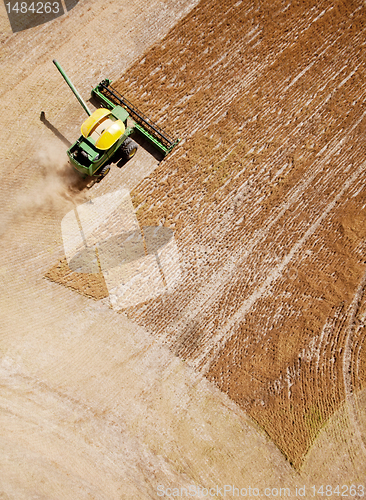 Image of Combine in Field