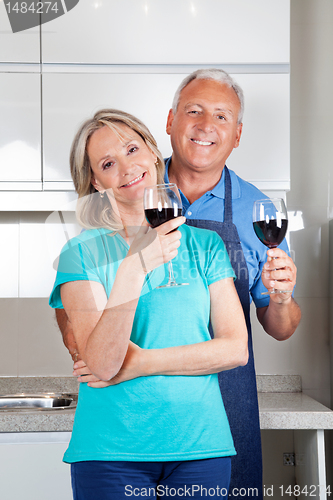 Image of Couple with Wine Glasses