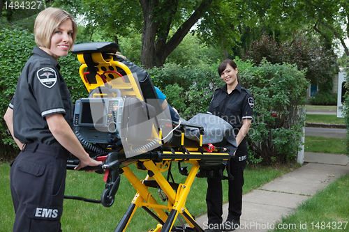 Image of Female Ambulance Worker