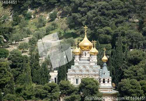 Image of A russian orthoodox church in Jerusalem