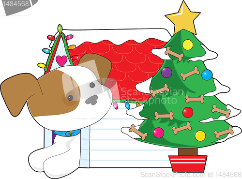 Image of Christmas Dog House