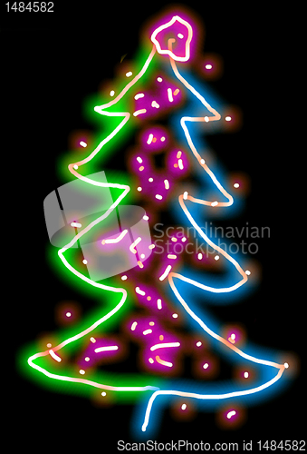 Image of Abstract christmas tree 