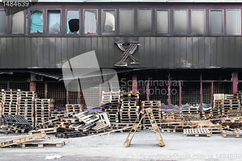 Image of Warehouse damage