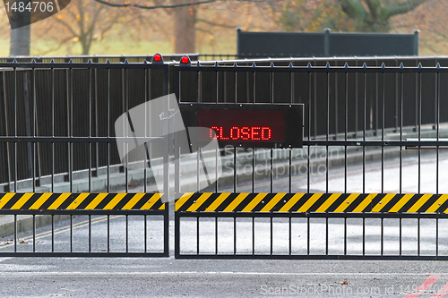 Image of Closed gate