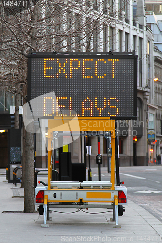 Image of Expect delays