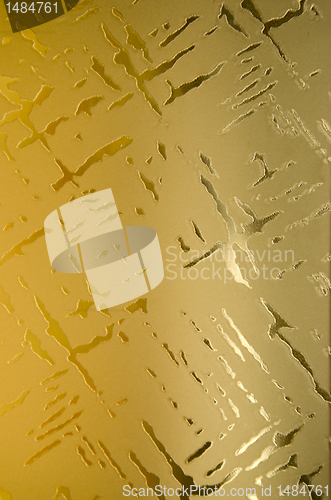 Image of Home interior design decorative glass detail.