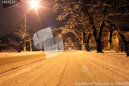 Image of  winter night