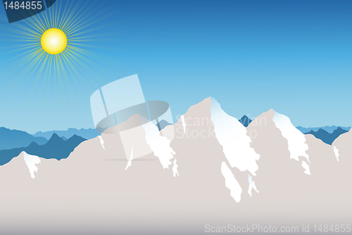 Image of Mountain Range Background