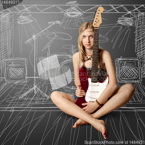 Image of girl with the guitar