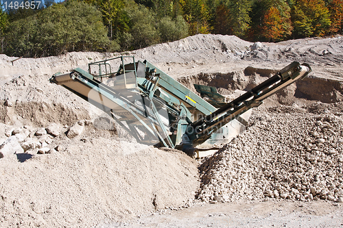 Image of Quarry conveyor belt machine