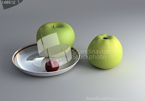 Image of apples&cherry