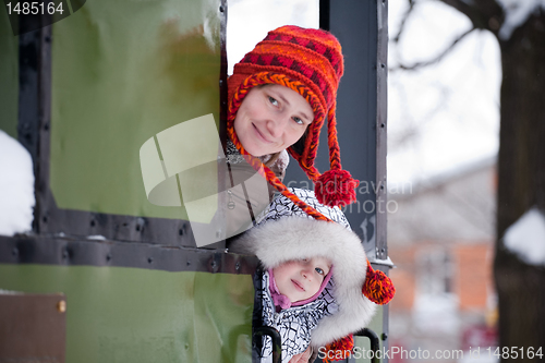 Image of mother and daughter