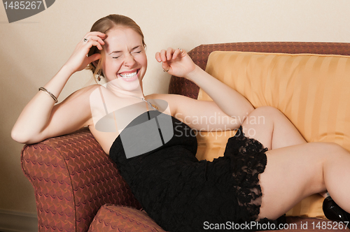 Image of Black dress