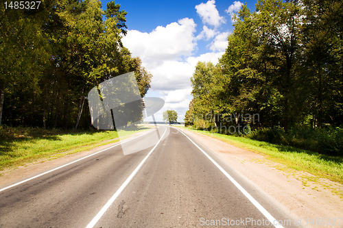 Image of asphalted road