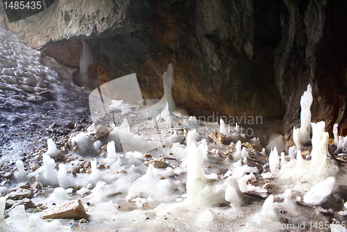 Image of Ice in cave