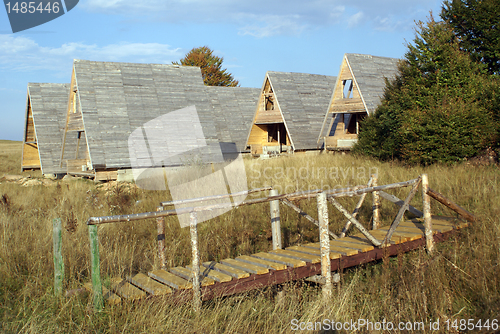 Image of Bridge and huts