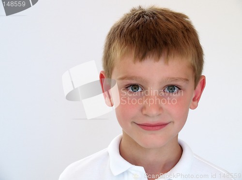 Image of boy looking ahead