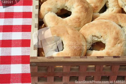Image of Baskets with new-baked cakes