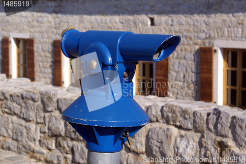 Image of Blue telescope